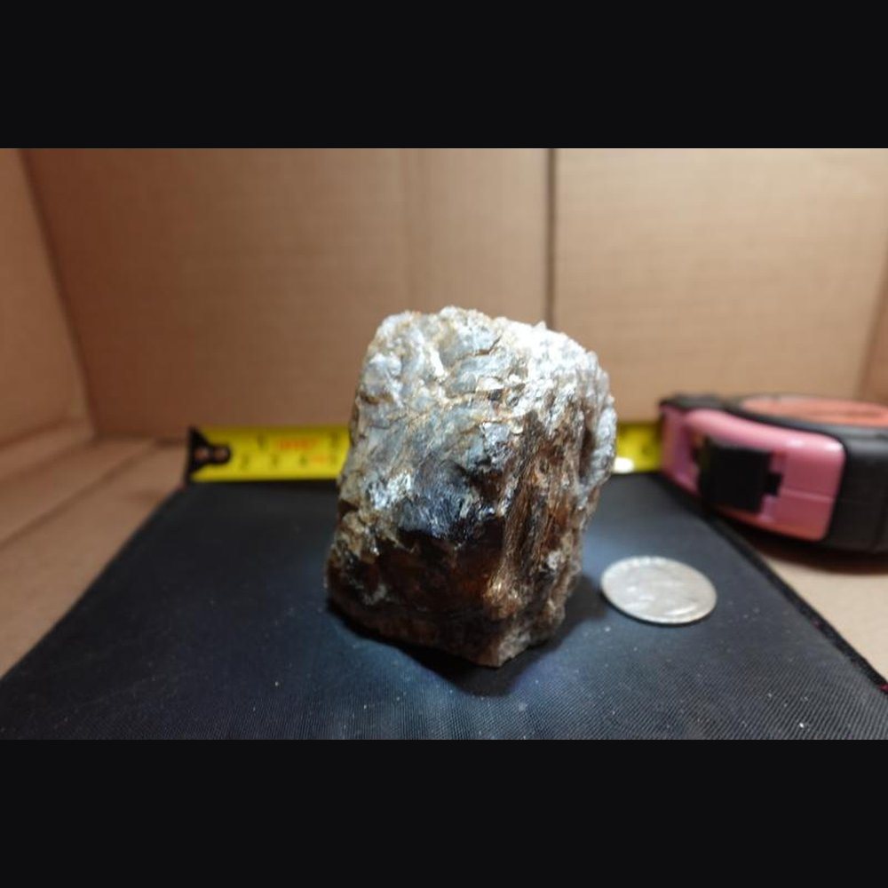 Smoky Quartz mix with possible garnet (unverified)