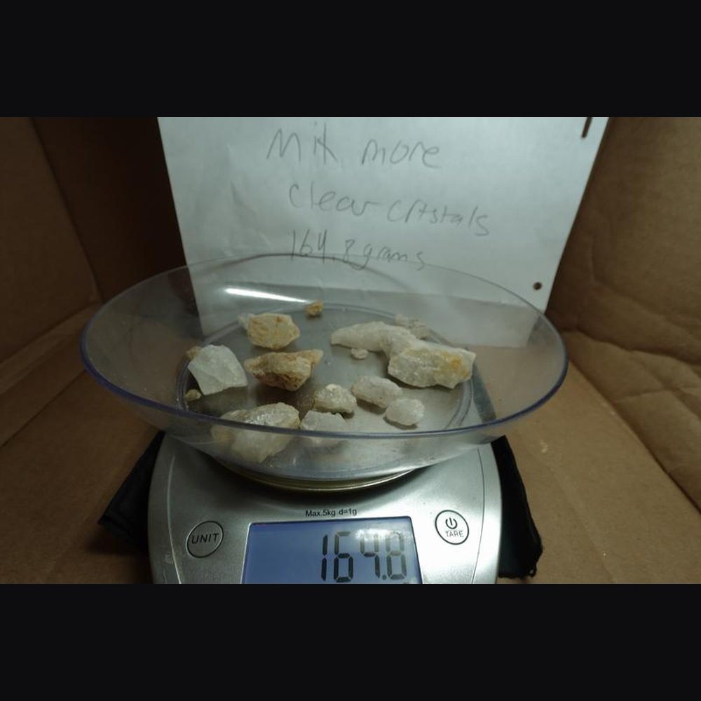 Clear/milky quartz crystal fragments — SPX-053