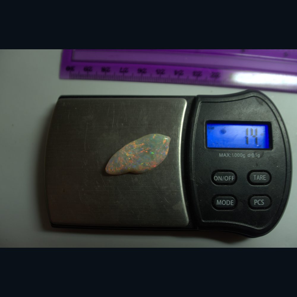 Precious Opal (light body tone, play-of-color) — polished — SPX-056